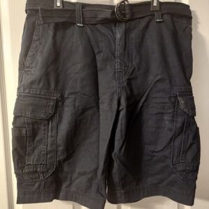 MEN'S UNIONBAY Black Cargo Shorts
